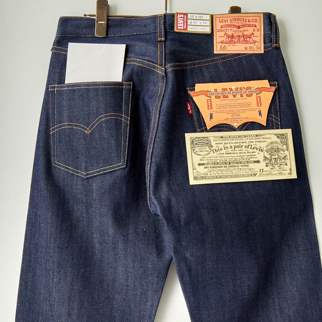LEVI'S VINTAGE CLOTHING [リーバイス ヴィンテージ クロージング] 1966モデル 501 [66501-01] 46 RIGID