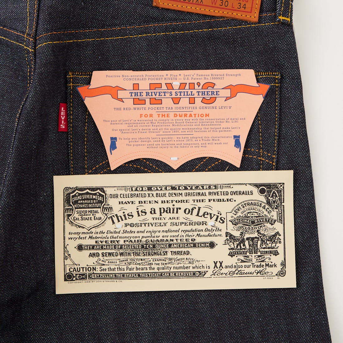 LEVIS Vintage Clothing [リーバイス ヴィンテージ クロージング] 1944モデル 501 [44501-00] 88 RIGID