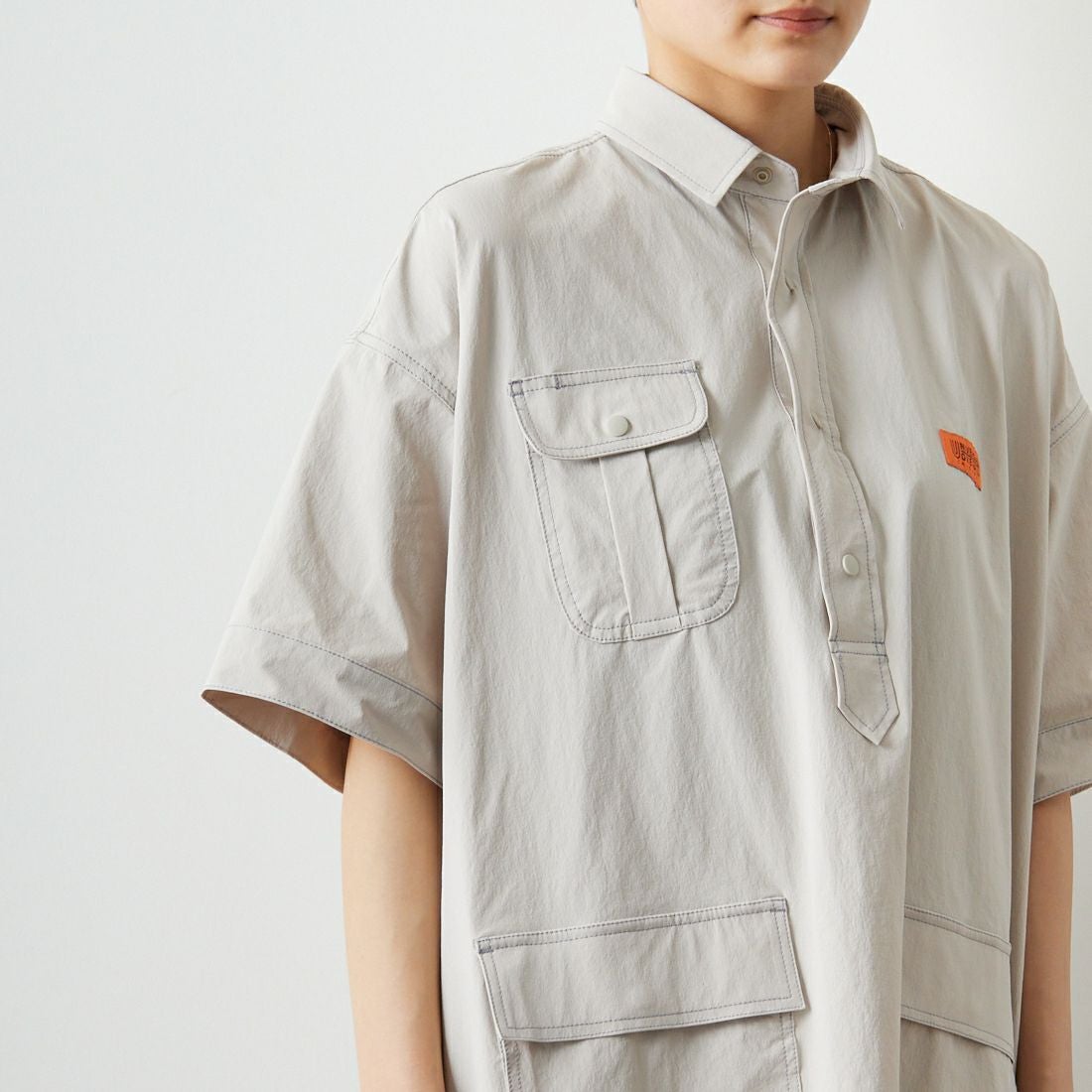 UNIVERSAL OVERALL [ユニバーサルオーバーオール] 別注 MAKINO ガーデナーシャツジャケット [U2312806IN-JF] IVORY