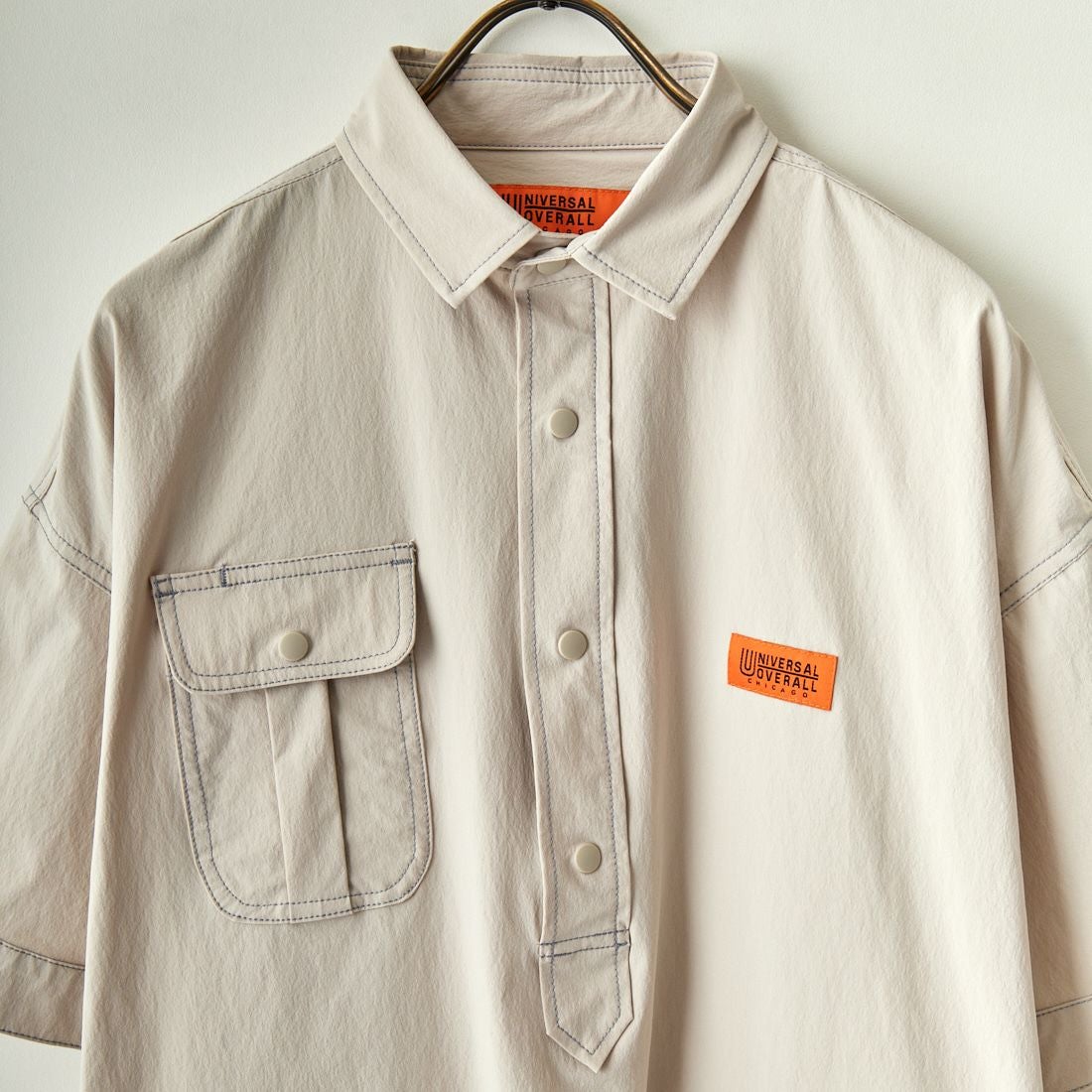 UNIVERSAL OVERALL [ユニバーサルオーバーオール] 別注 MAKINO ガーデナーシャツジャケット [U2312806IN-JF] IVORY