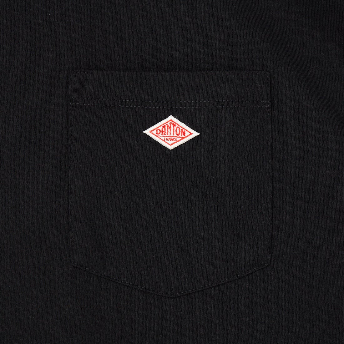 DANTON [ダントン] ソリッド ポケットTシャツ [DT-C0198TCB] BLACK