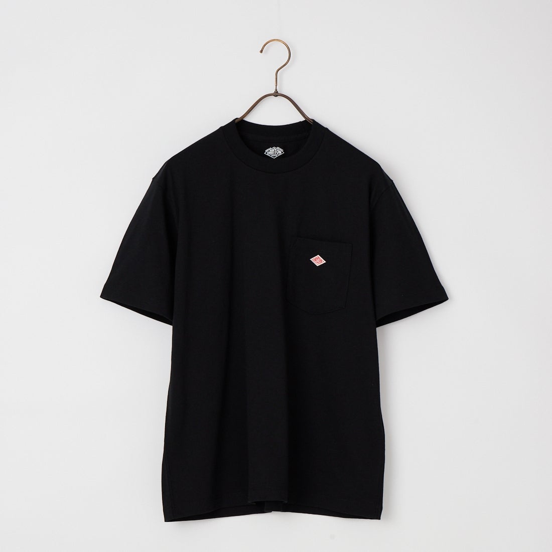 DANTON [ダントン] ソリッド ポケットTシャツ [DT-C0198TCB] BLACK