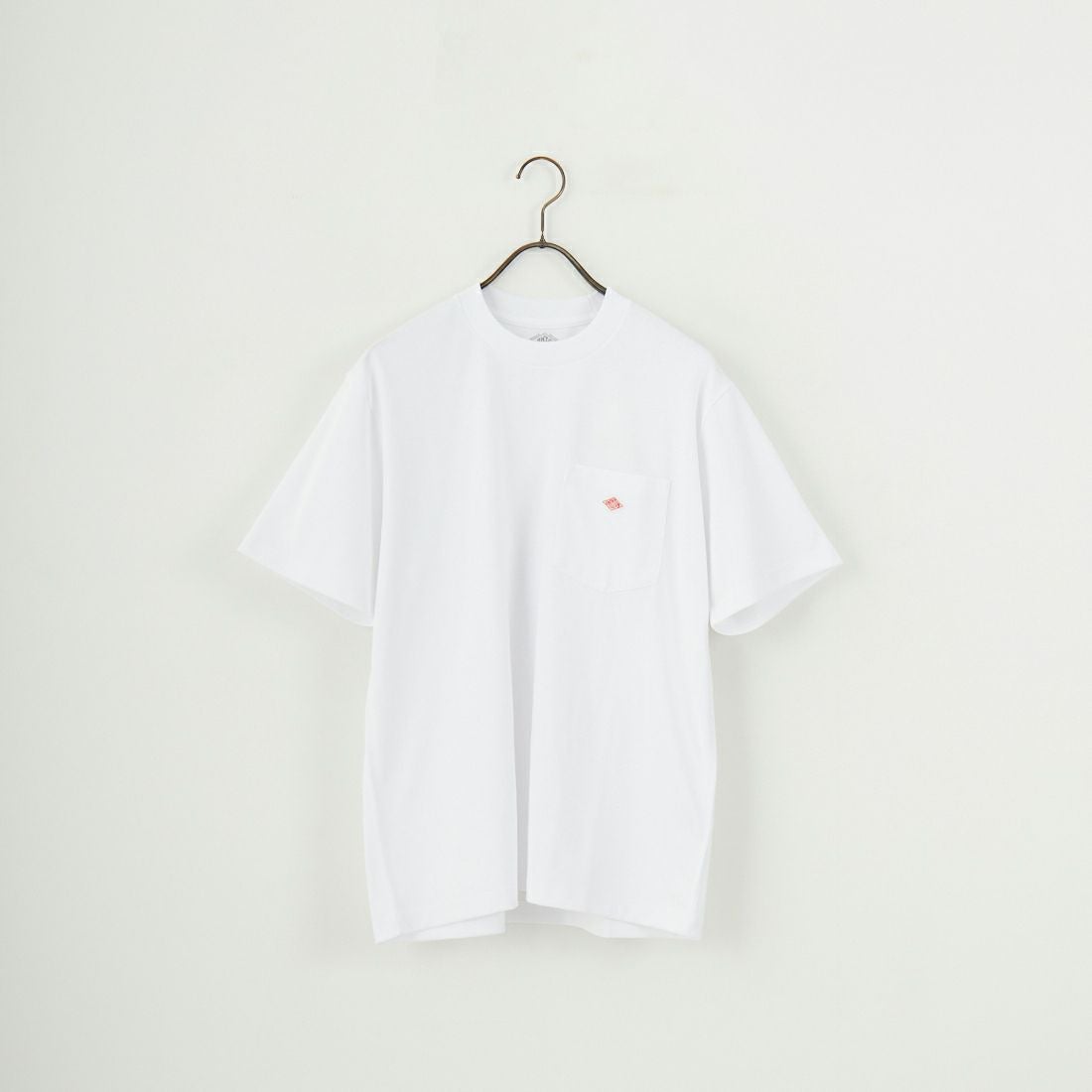 DANTON [ダントン] ソリッド ポケットTシャツ [DT-C0198TCB] WHITE