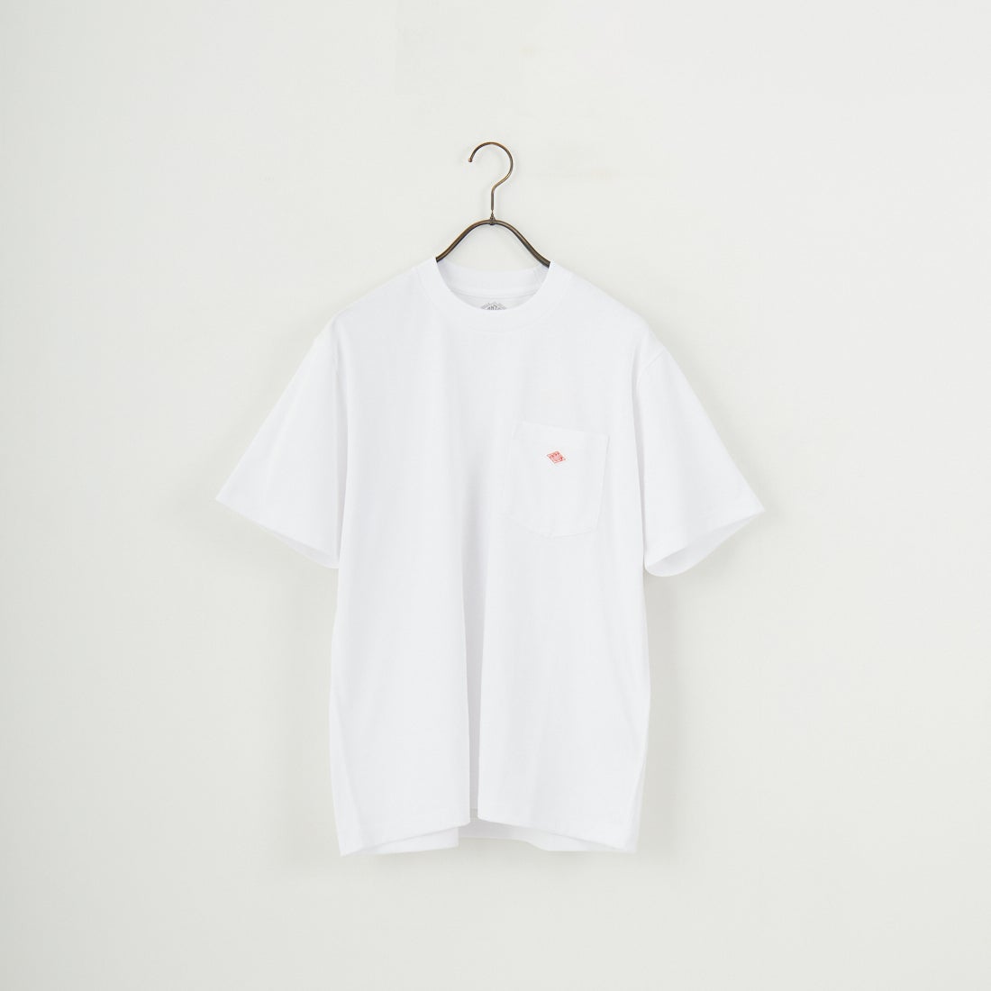 DANTON [ダントン] ソリッド ポケットTシャツ [DT-C0198TCB] WHITE