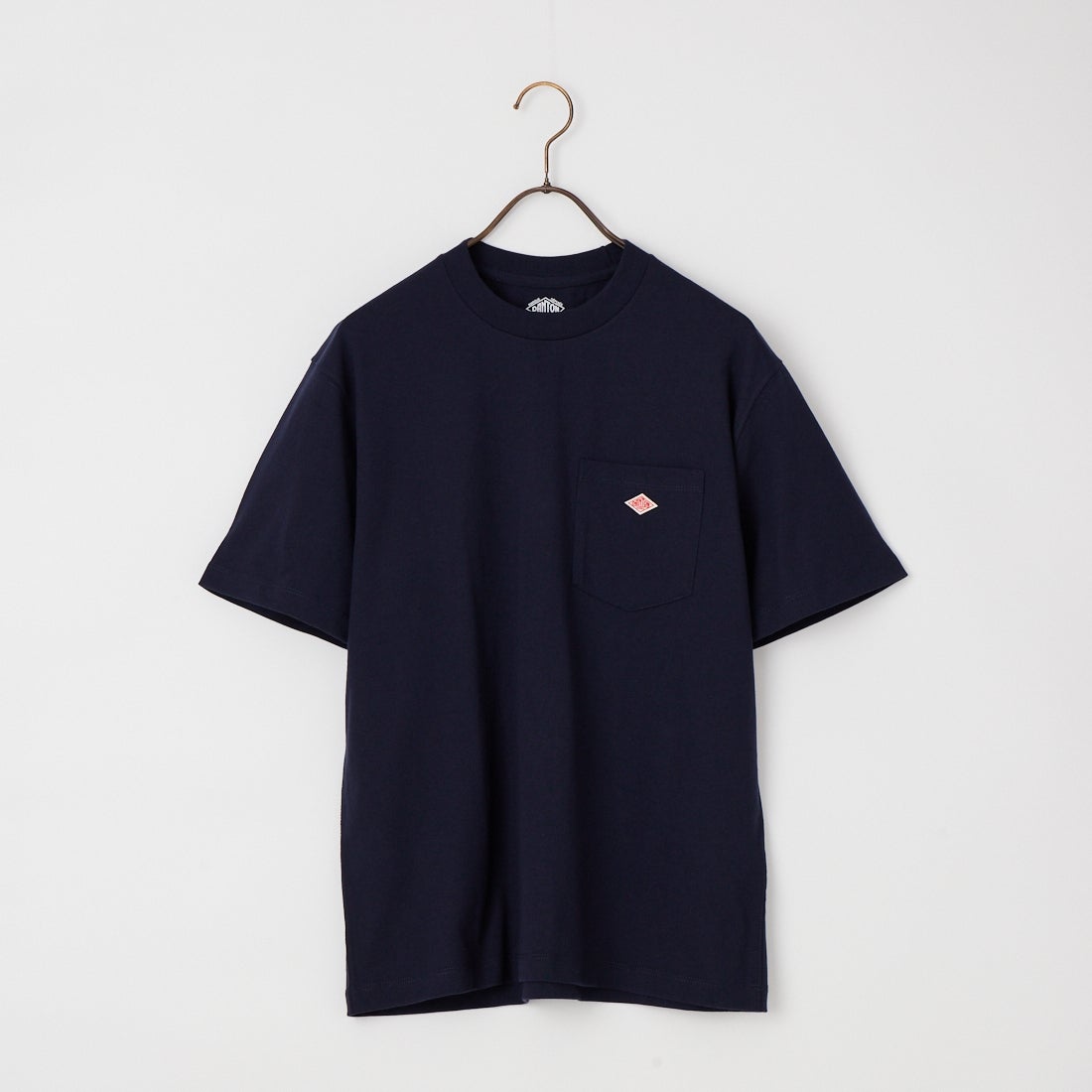 DANTON [ダントン] ソリッド ポケットTシャツ [DT-C0198TCB] NAVY