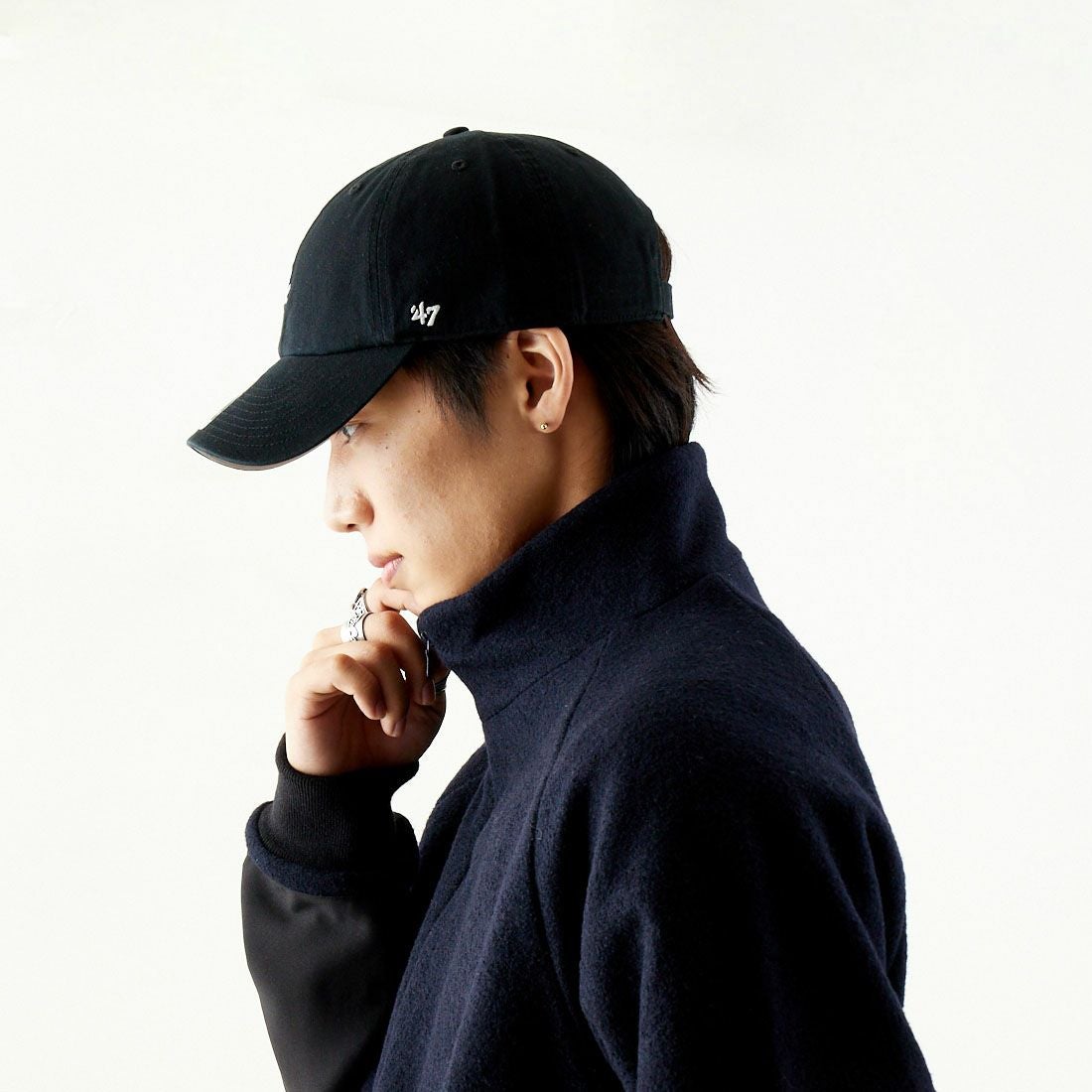 47 [フォーティーセブン] ホワイトソックス ベースランナー 47 クリーンナップ [BSRNR06GWS] BLK