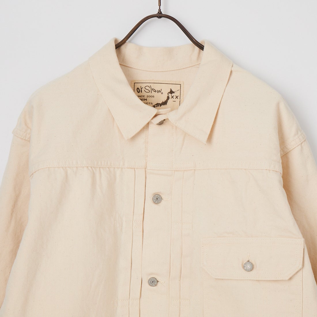 orSlow [オアスロウ] TYPE1 ヴィンテージウォッシュデニムジャケット [03-6011] 66 ECRU