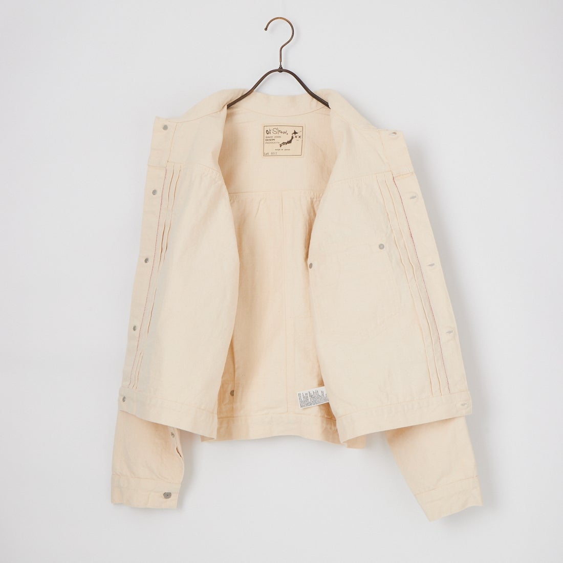 orSlow [オアスロウ] TYPE1 ヴィンテージウォッシュデニムジャケット [03-6011] 66 ECRU