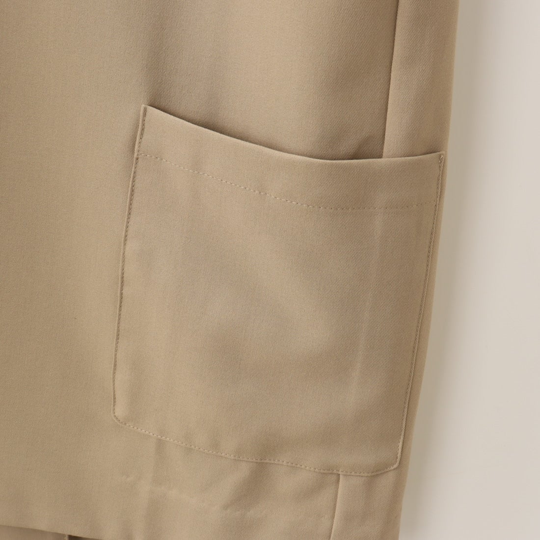 ALLUMER [アリュメール] コットンレーヨンミドルレングスジレ [8254615] 505 BEIGE