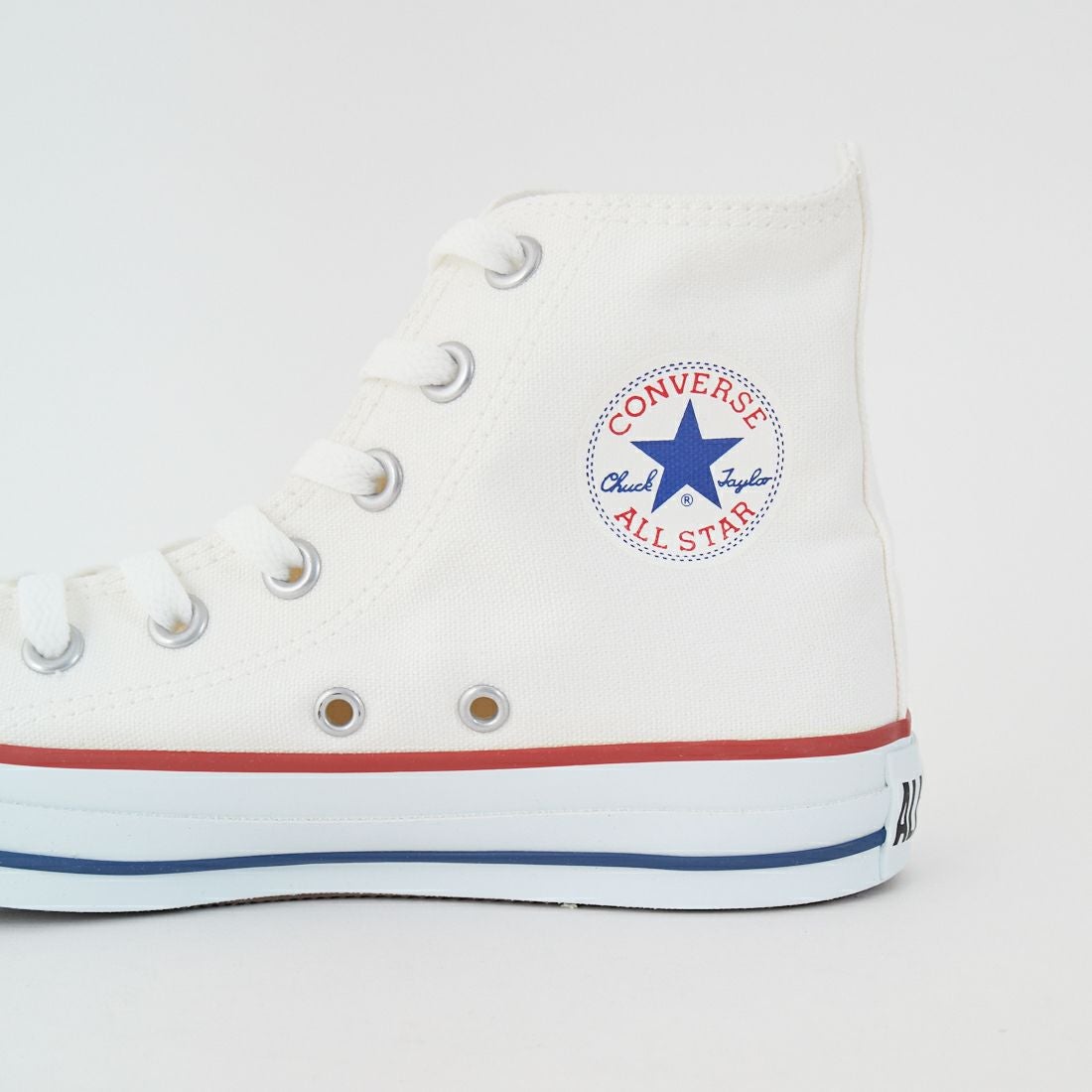 CONVERSE [コンバース] オールスターHI キャンバススニーカー [CANVAS-AS-HI] OPTICALWHI
