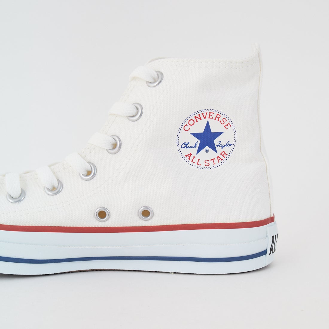CONVERSE [コンバース] オールスターHI キャンバススニーカー [CANVAS-AS-HI] OPTICALWHI