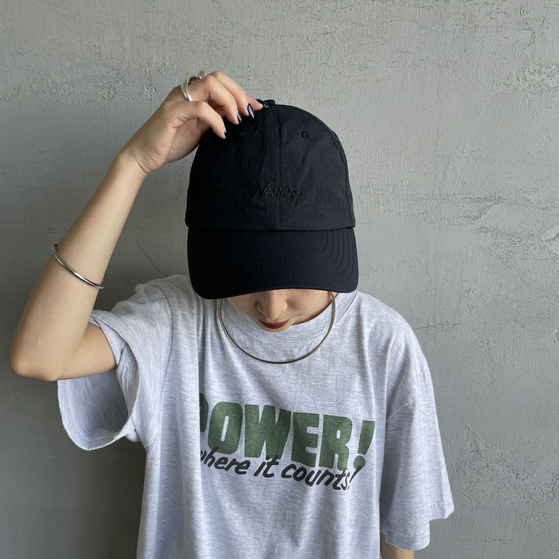 NANGA [ナンガ] ナイロンタッサーベースボールキャップ [NA2311-3B509] BLK