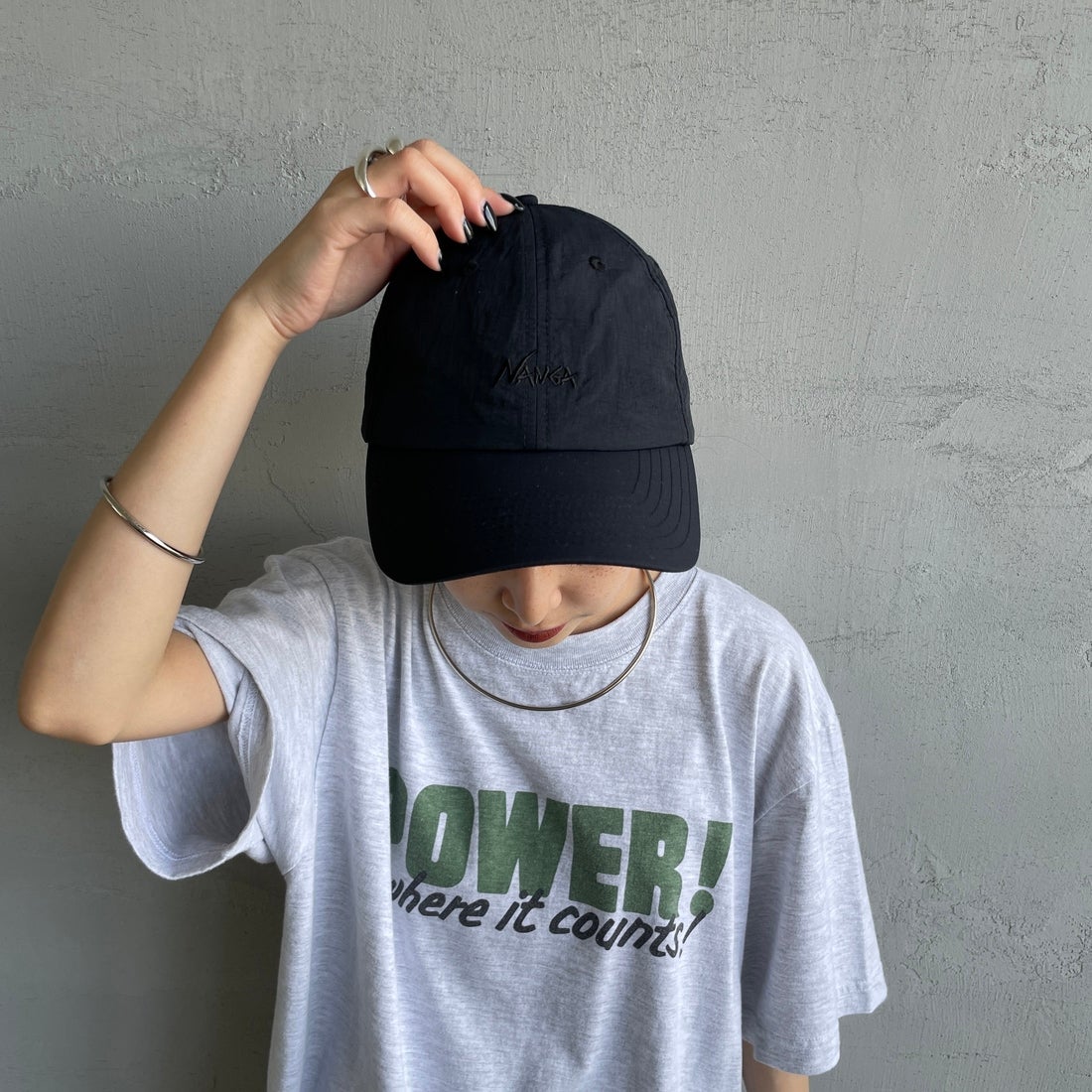 NANGA [ナンガ] ナイロンタッサーベースボールキャップ [NA2311-3B509] BLK