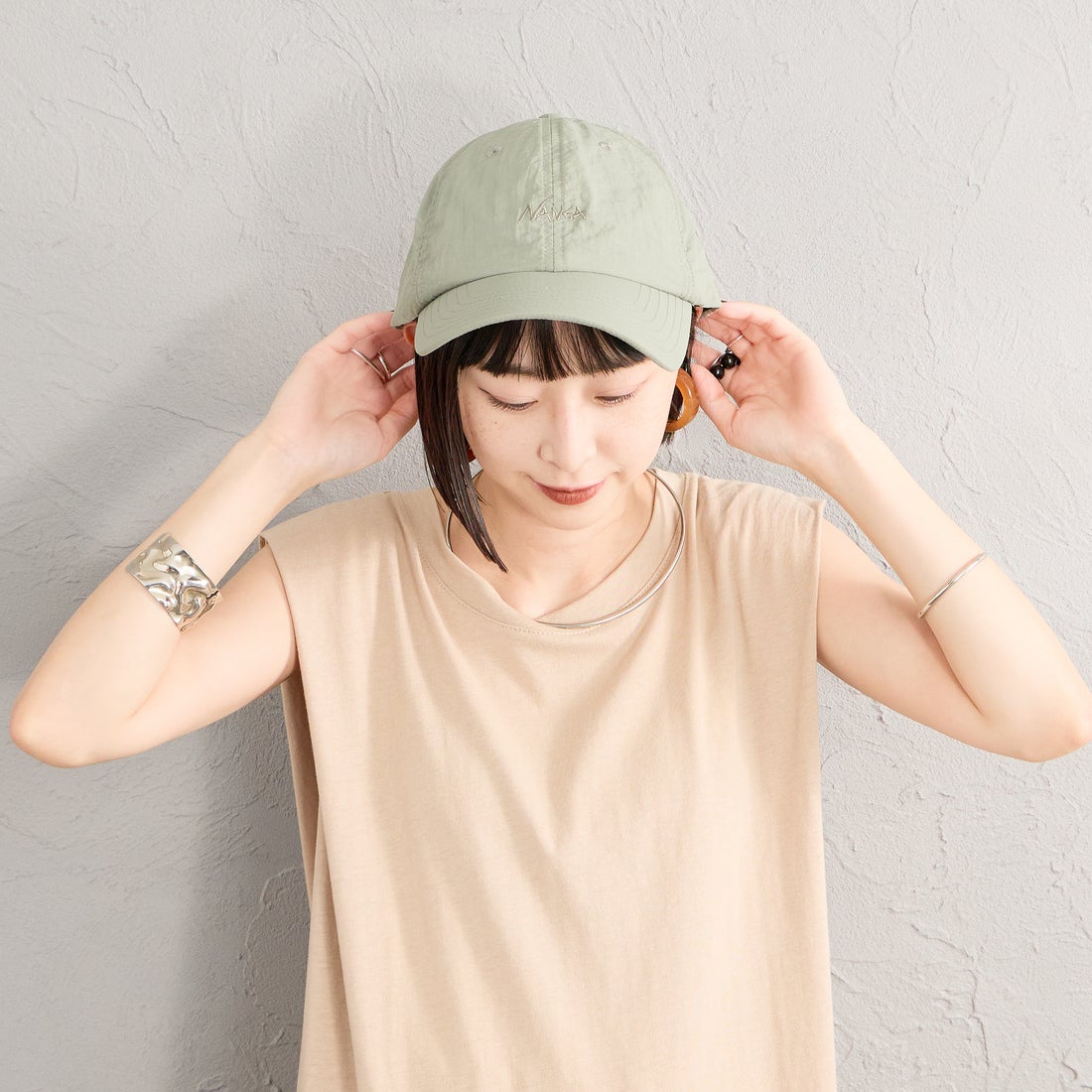 NANGA [ナンガ] ナイロンタッサーベースボールキャップ [NA2311-3B509] KHA