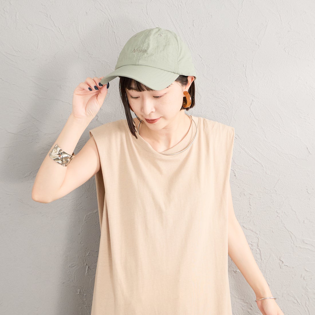 NANGA [ナンガ] ナイロンタッサーベースボールキャップ [NA2311-3B509] KHA