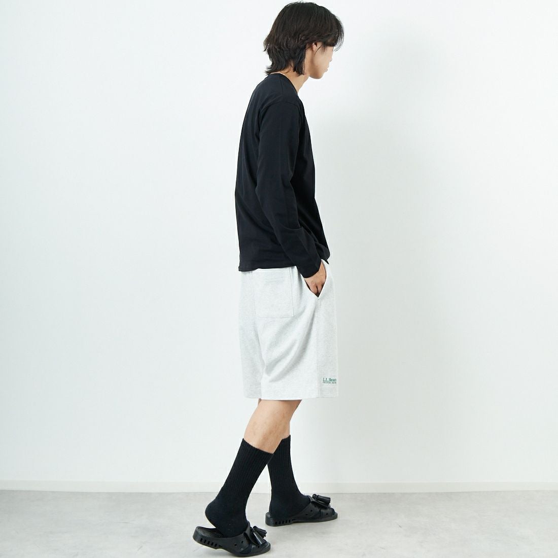 A.P.C. [アー・ペー・セー] ロゴ刺繍 ロングスリーブTシャツ [RUE