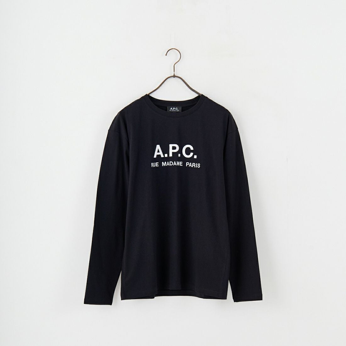 A.P.C. [アー・ペー・セー] ロゴ刺繍 ロングスリーブTシャツ [RUE