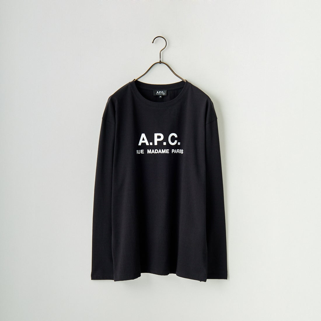 A.P.C. [アー・ペー・セー] ロゴ刺繍 ロングスリーブTシャツ [RUE