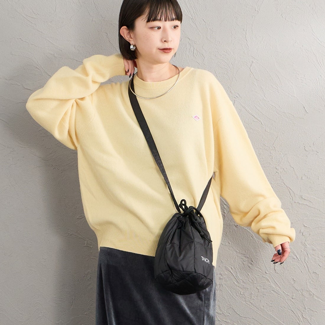 PALE YELLO&&モデル身長：150cm 着用サイズ：38&&