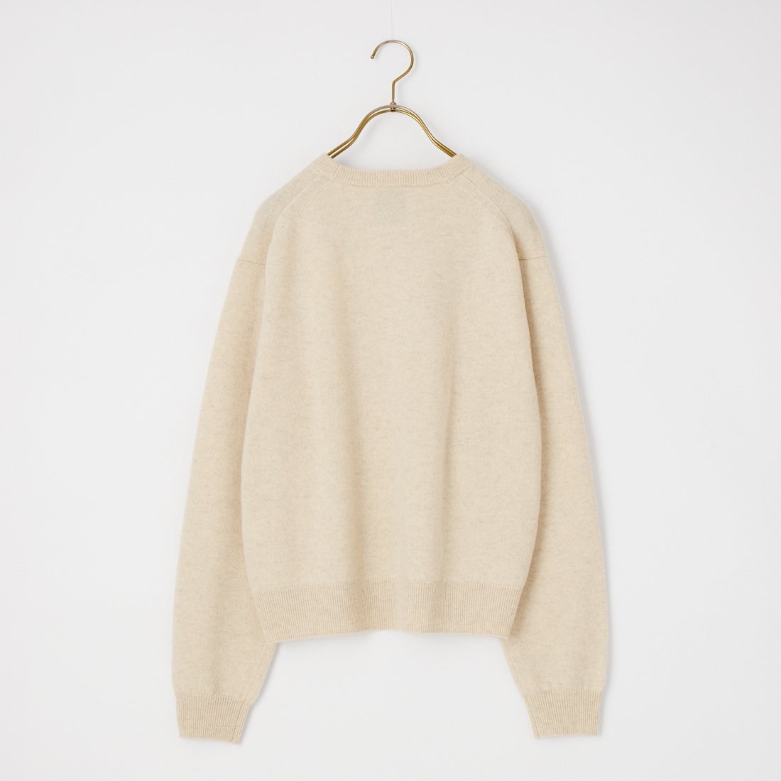 DANTON [ダントン] クルーネックプルオーバーニット [DT-D0027LMW] OATMEAL