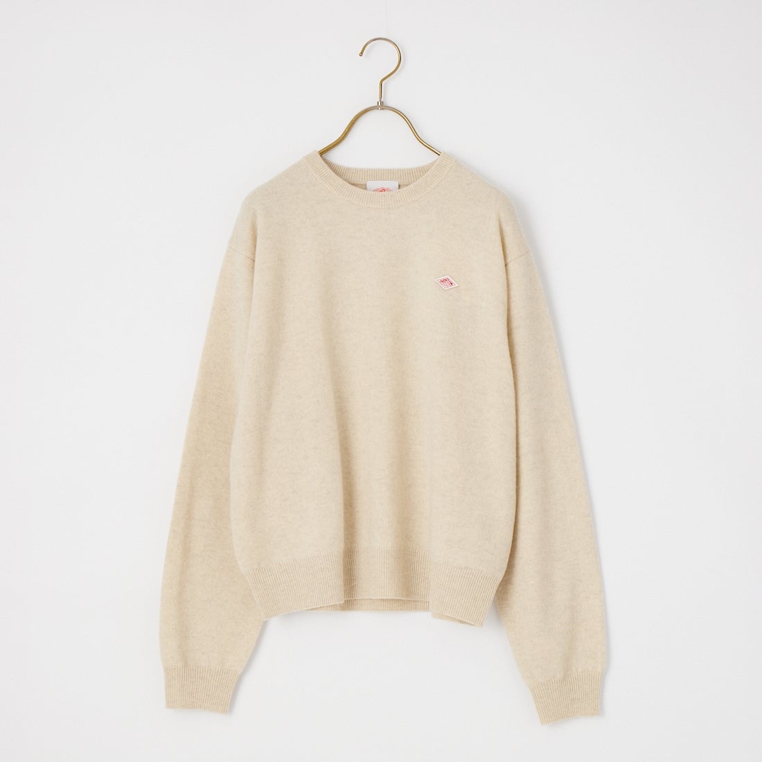 DANTON [ダントン] クルーネックプルオーバーニット [DT-D0027LMW] OATMEAL