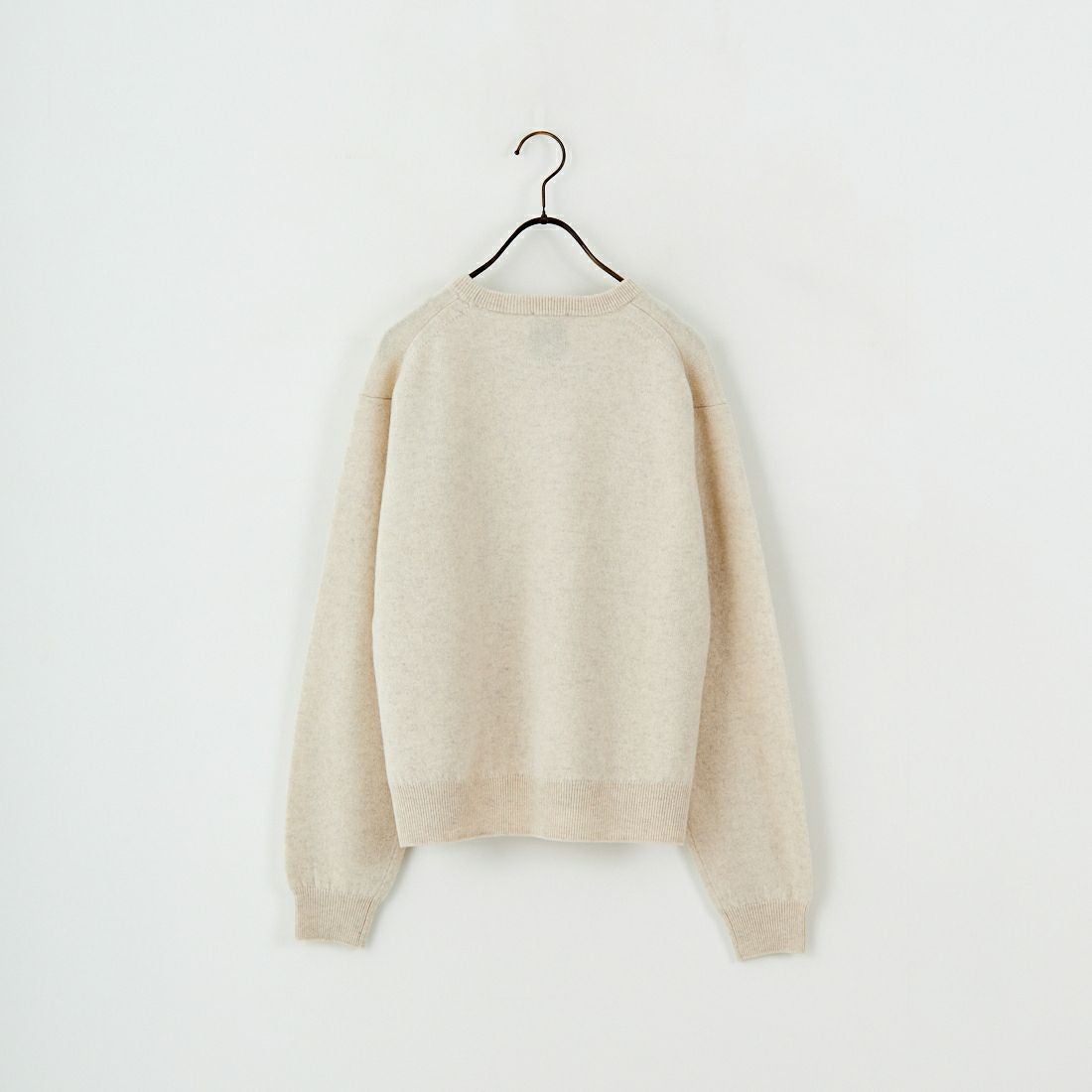 DANTON [ダントン] クルーネックプルオーバーニット [DT-D0027LMW] OATMEAL