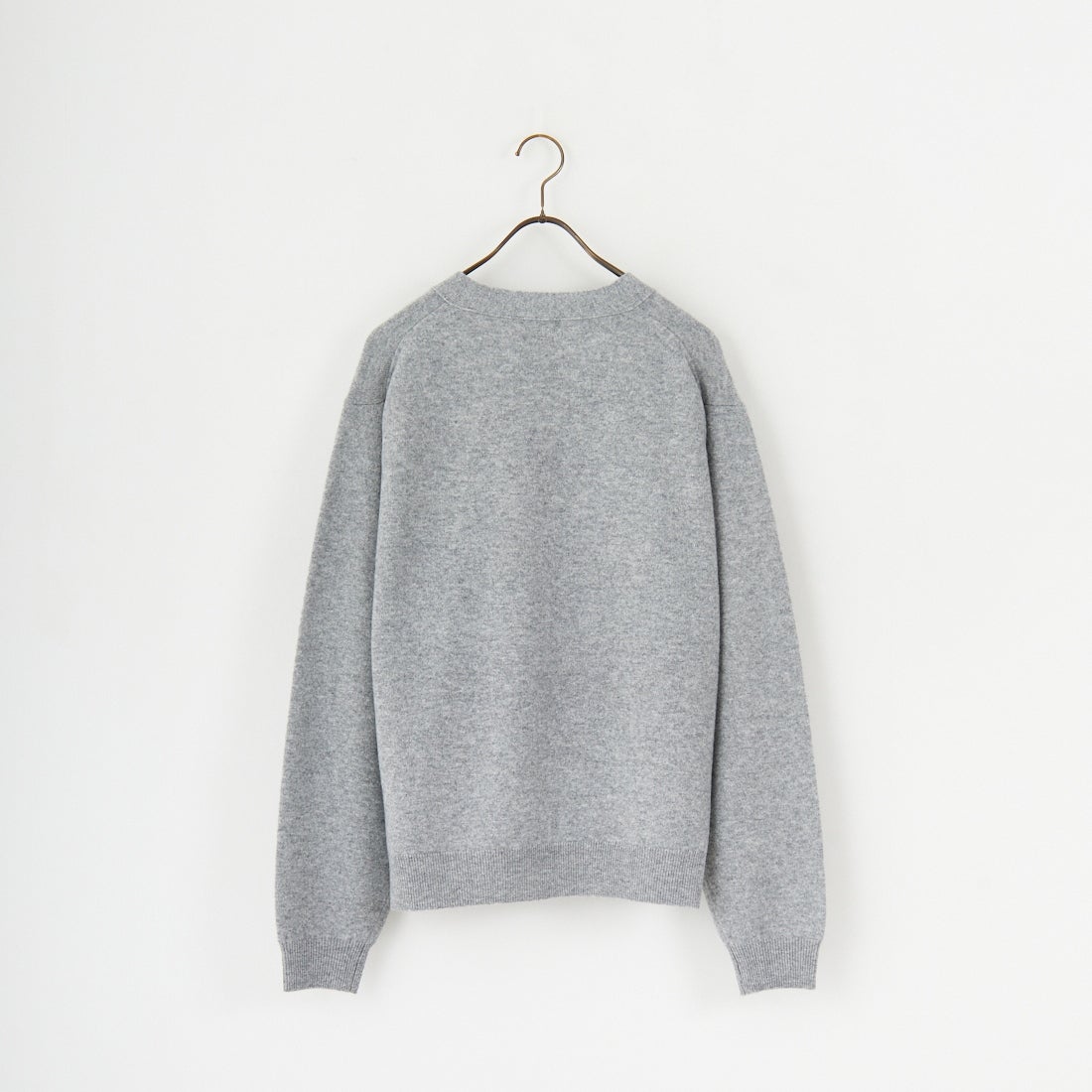 DANTON [ダントン] ラムウール Vネックカーディガン [DT-D0030LMW] LT.GREY