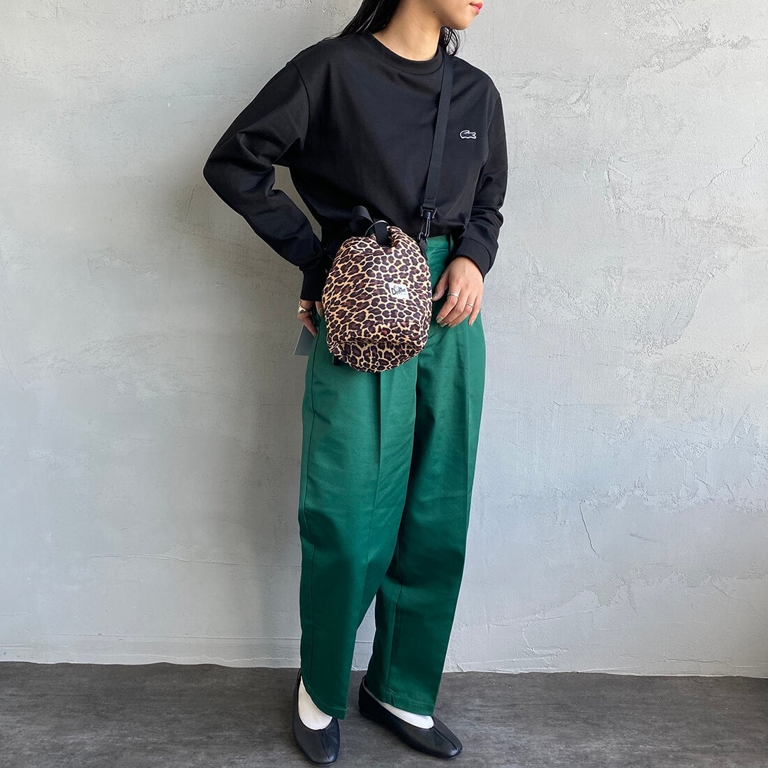 Drifter [ドリフター] ドローストリングポーチ [DFV1200] 77 LEOPARD