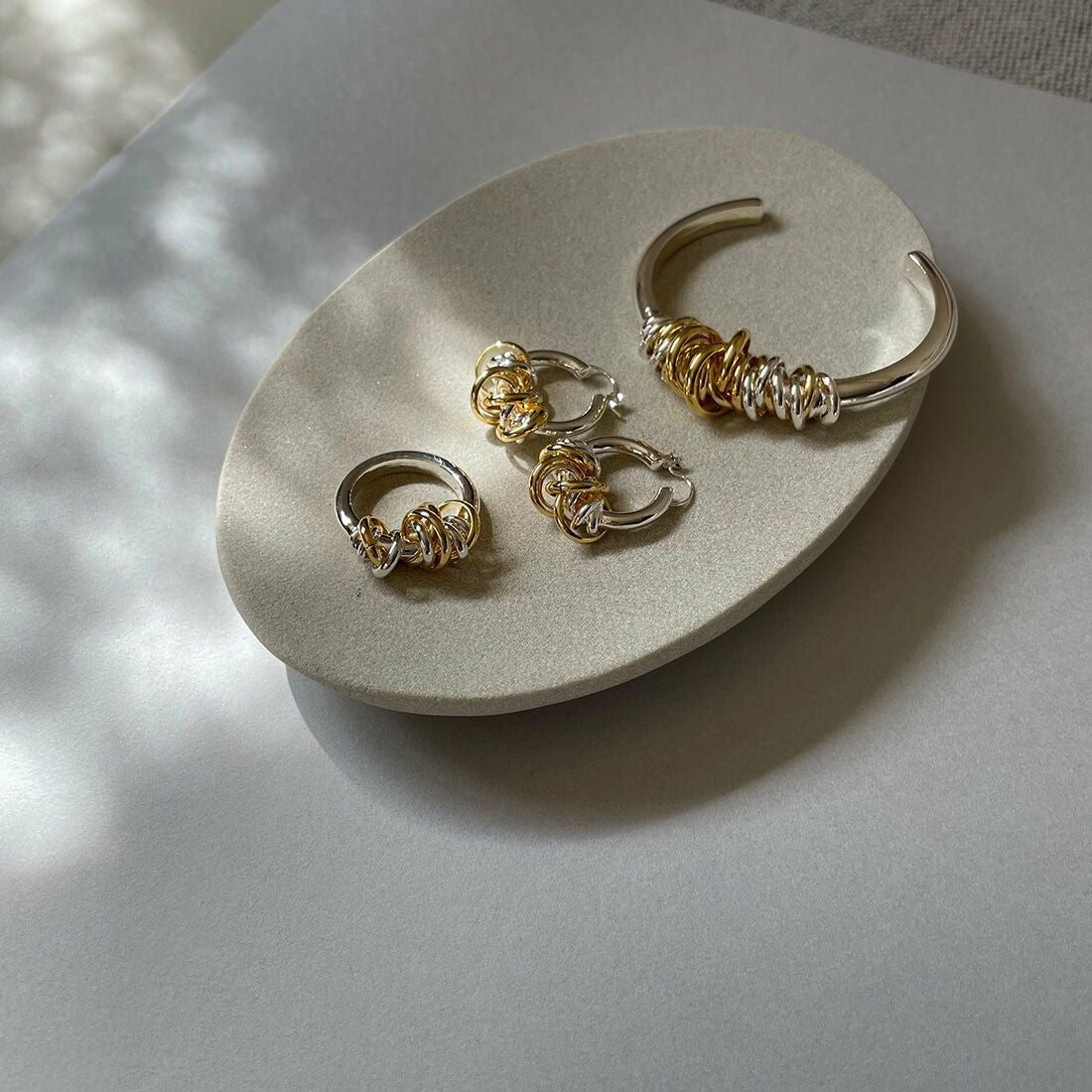 LAPUIS [ラピュイ] Coil Aroundリング [214-220115] MULTI