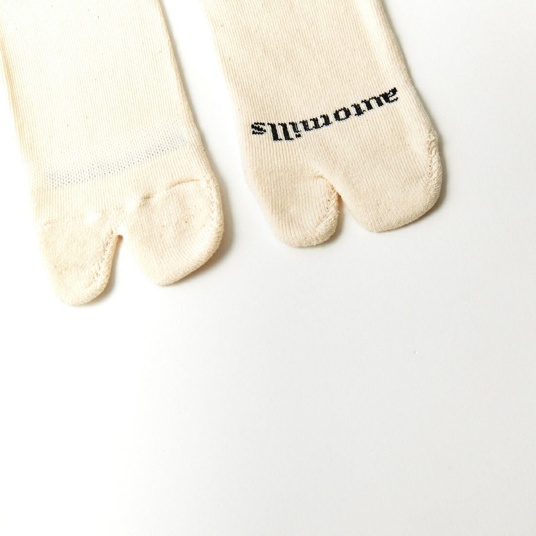 automills [オートミルズ] オーガニックコットン タビタイプソックス [AM-SO0001] O.WHITE