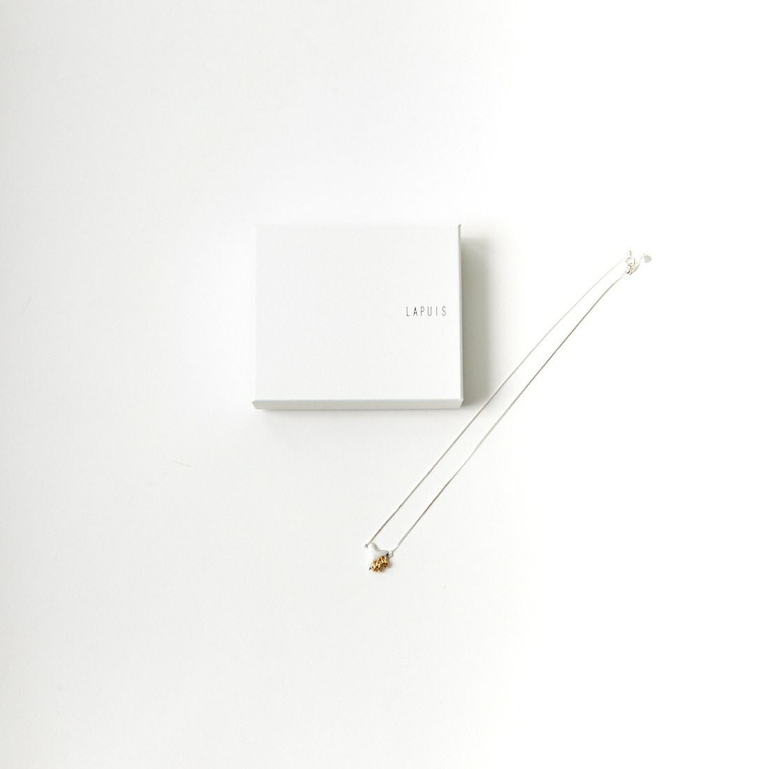 LAPUIS [ラピュイ] Coil Heartネックレス [233-220121] ﾏﾙﾁ