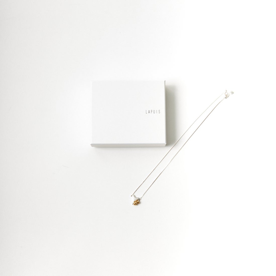 LAPUIS [ラピュイ] Coil Heartネックレス [233-220121] ﾏﾙﾁ