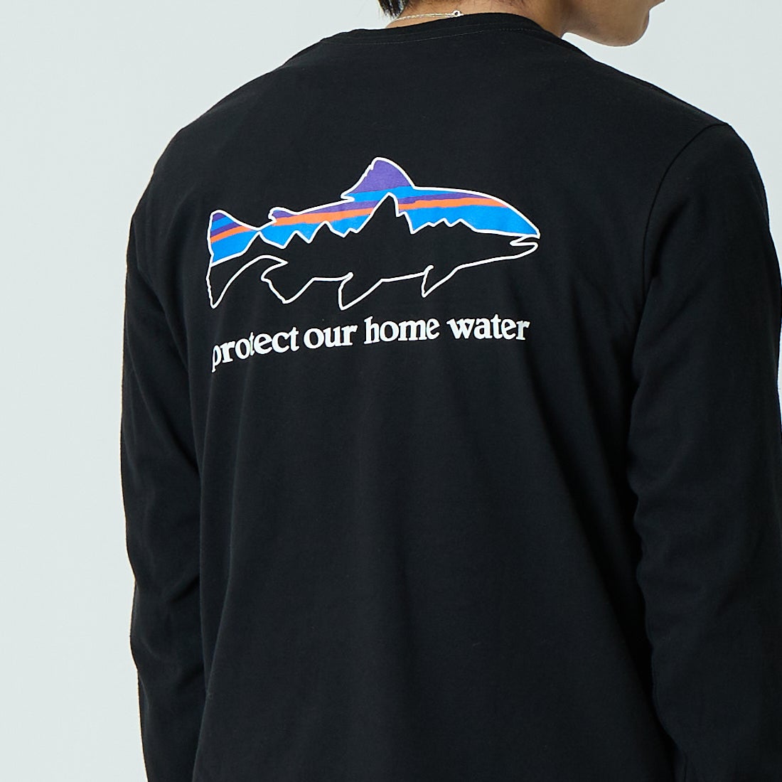 patagonia [パタゴニア] メンズ ロングスリーブ ホームウォータートラウト レスポンシビリティー [37574] BLK