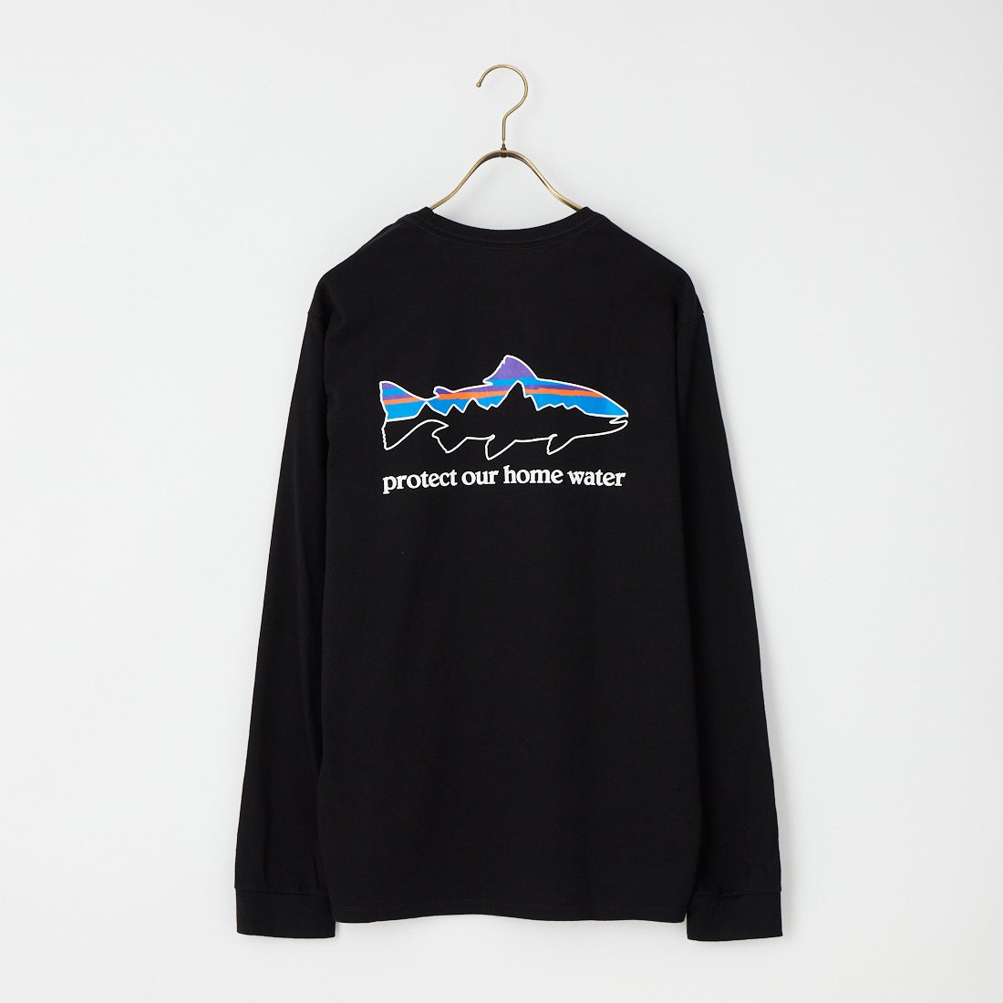 patagonia [パタゴニア] メンズ ロングスリーブ ホームウォータートラウト レスポンシビリティー [37574] BLK