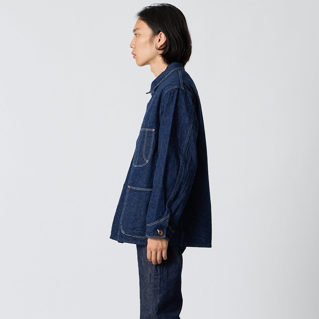 orSlow [オアスロウ] 1940S デニムカバーオール [01-6150] 81 ONEWASH &&モデル身長：175cm 着用サイズ：2&&