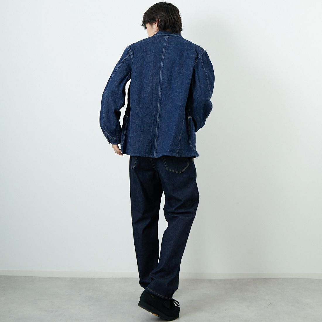 orSlow [オアスロウ] 1940S デニムカバーオール [01-6150] 81 ONEWASH &&モデル身長：179cm 着用サイズ：3&&