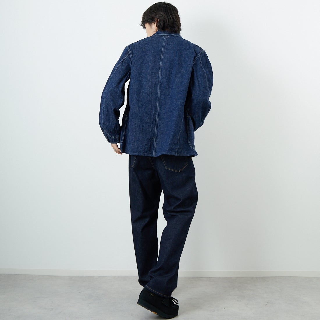 orSlow [オアスロウ] 1940S デニムカバーオール [01-6150] 81 ONEWASH &&モデル身長：179cm 着用サイズ：3&&
