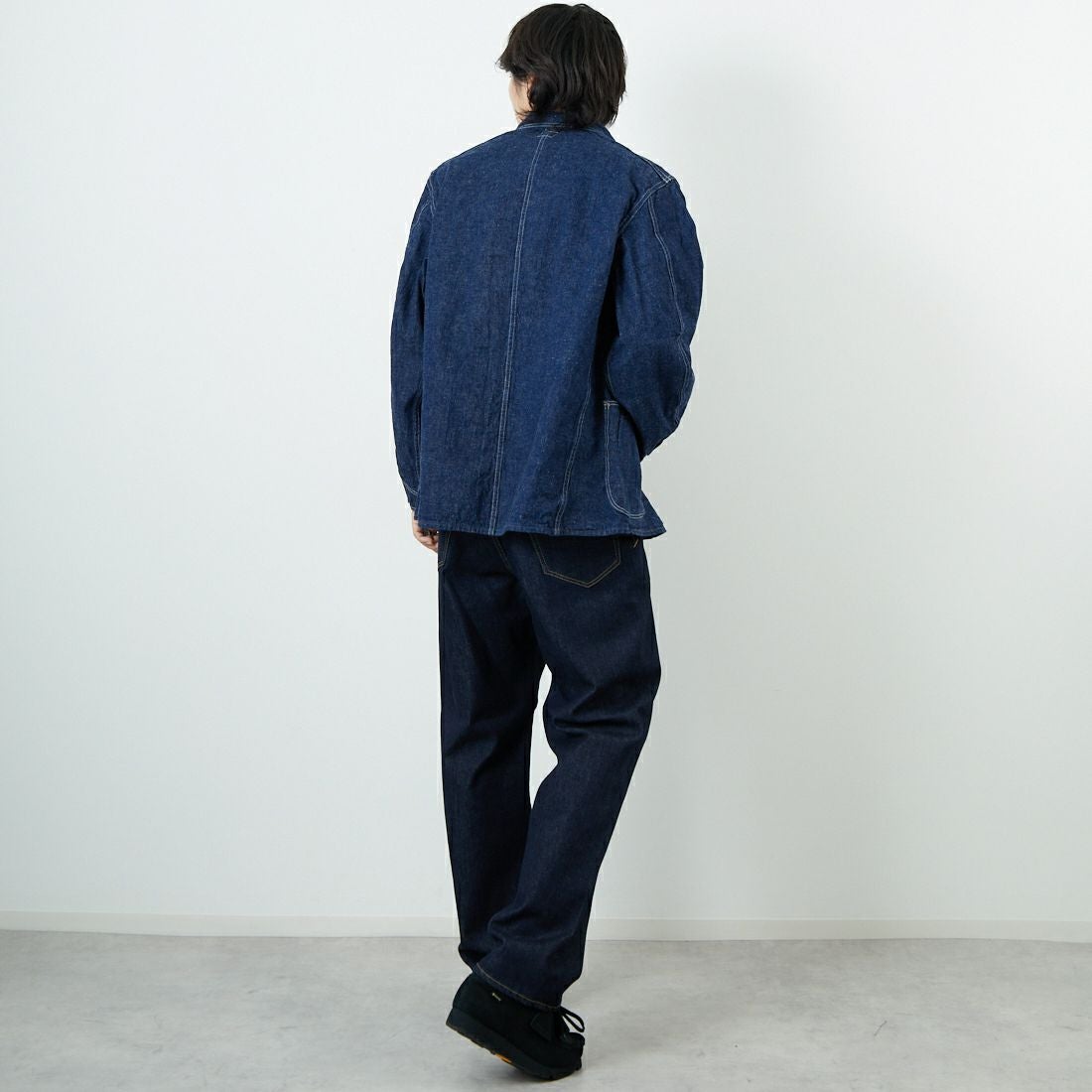 orSlow [オアスロウ] 1940S デニムカバーオール [01-6150] 81 ONEWASH &&モデル身長：179cm 着用サイズ：3&&