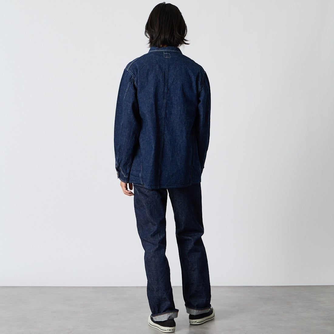orSlow [オアスロウ] 1940S デニムカバーオール [01-6150] 81 ONEWASH &&モデル身長：175cm 着用サイズ：2&&