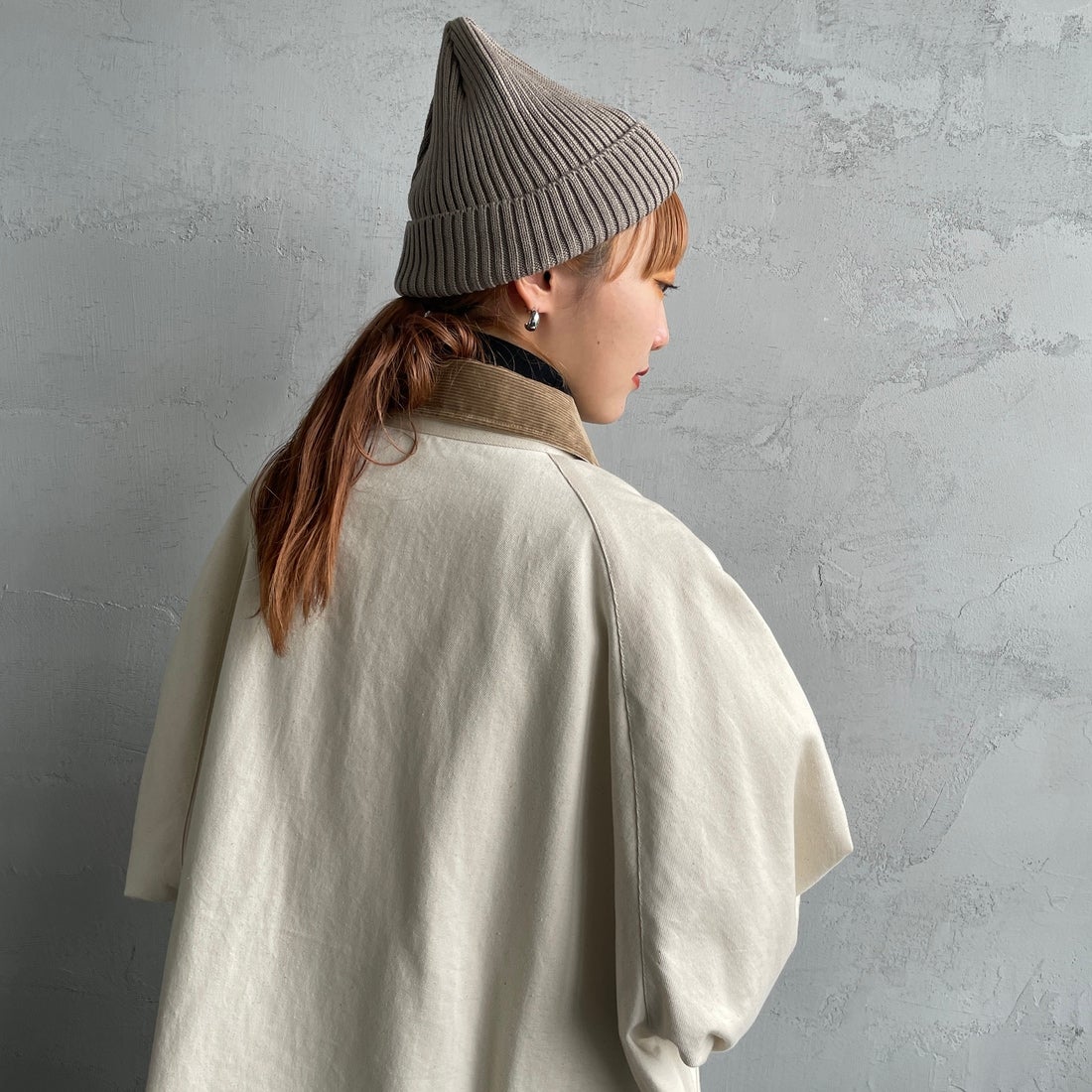 DANTON [ダントン] リブニットキャップ [DT-H0234BLG] MOCHA