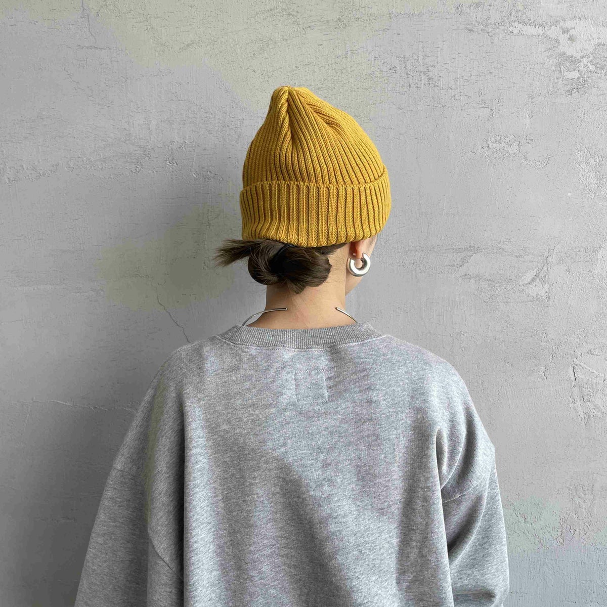 DANTON [ダントン] リブニットキャップ [DT-H0234BLG] GOLD