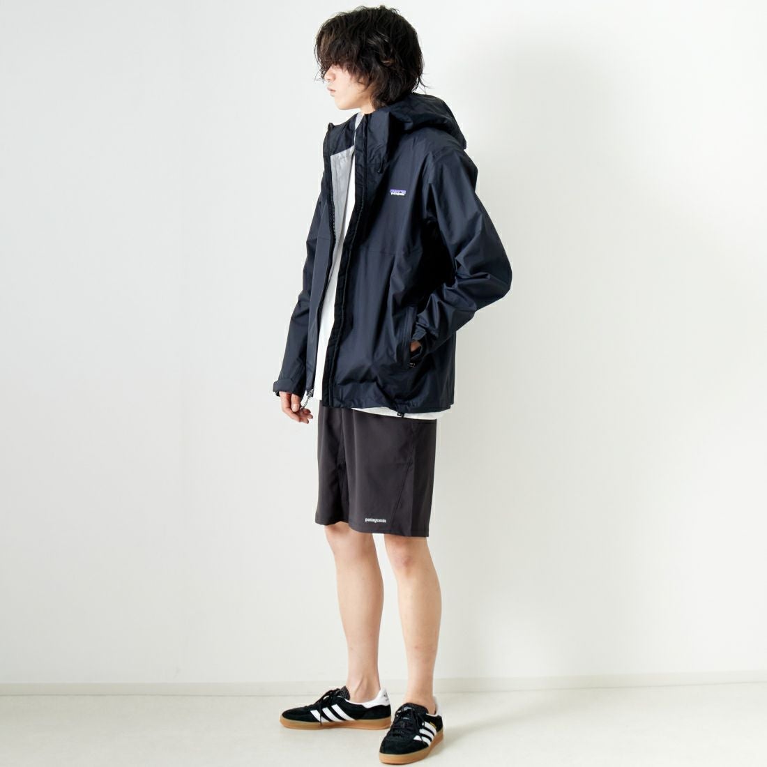 patagonia [パタゴニア] メンズ トレントシェル3L ジャケット [85241] BLK &&モデル身長：182cm 着用サイズ：M&&