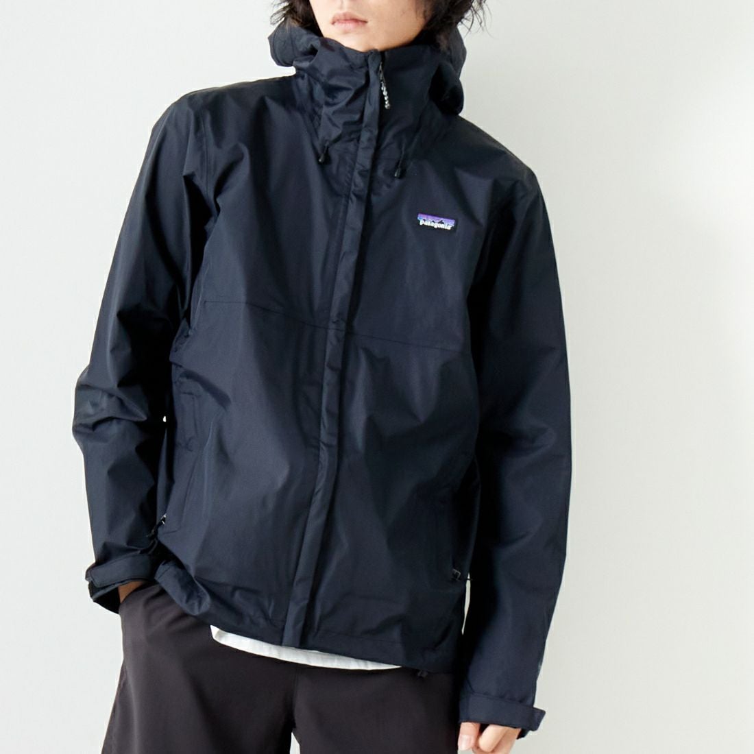 patagonia [パタゴニア] メンズ トレントシェル3L ジャケット [85241] BLK &&モデル身長：182cm 着用サイズ：M&&