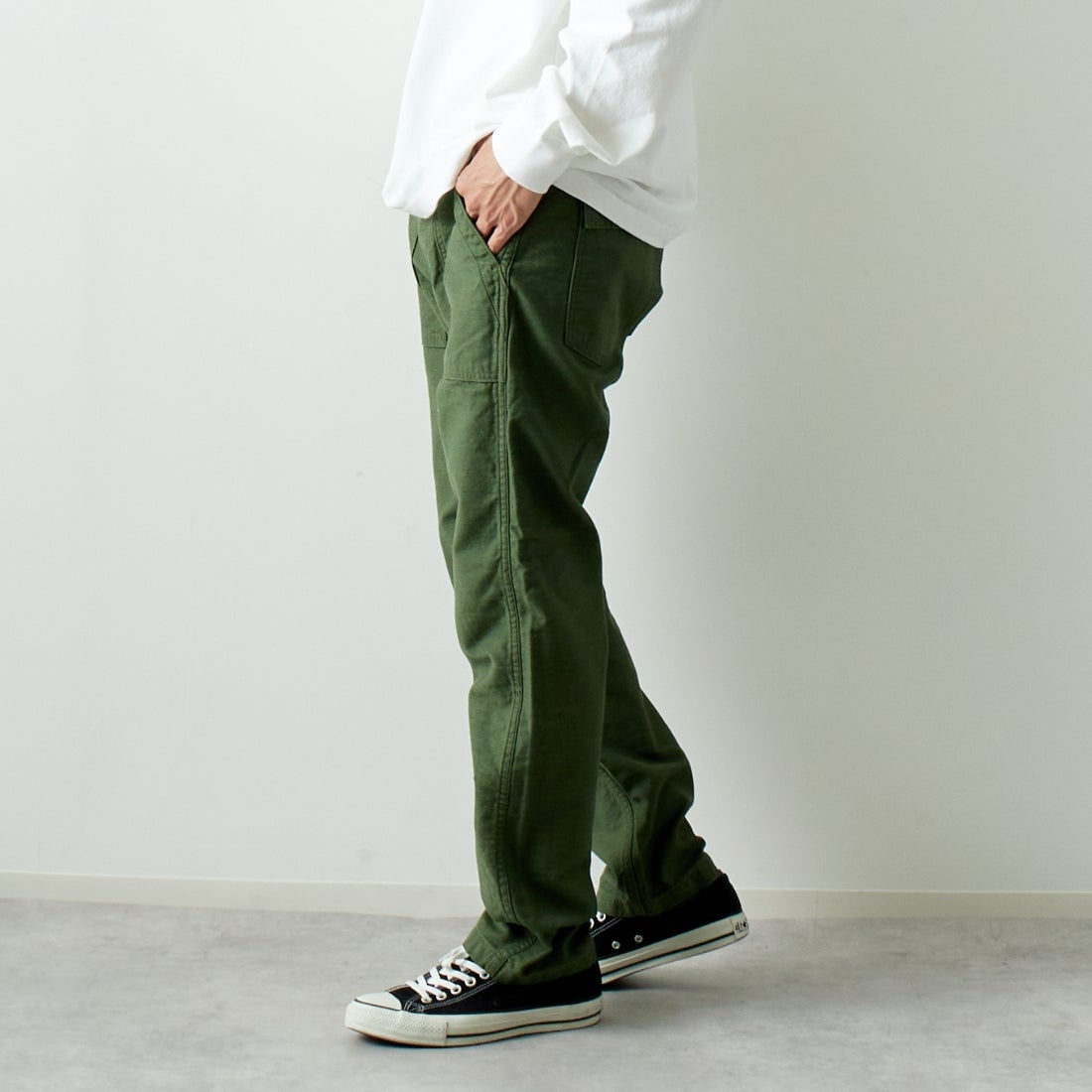 orSlow [オアスロウ] スリムフィット ファティーグパンツ [01-5032