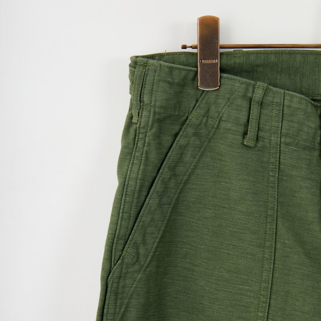 orSlow [オアスロウ] スリムフィット ファティーグパンツ [01-5032] 16 GREEN