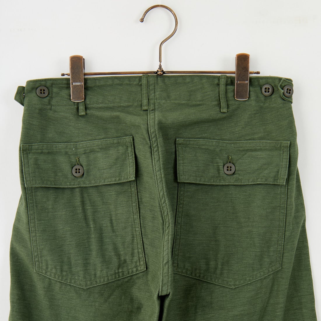 orSlow [オアスロウ] スリムフィット ファティーグパンツ [01-5032] 16 GREEN