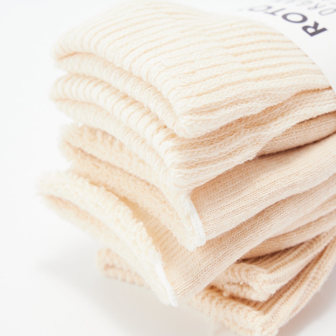 ROTOTO [ロトト] オーガニックコットンソックス [R1123] ECRU