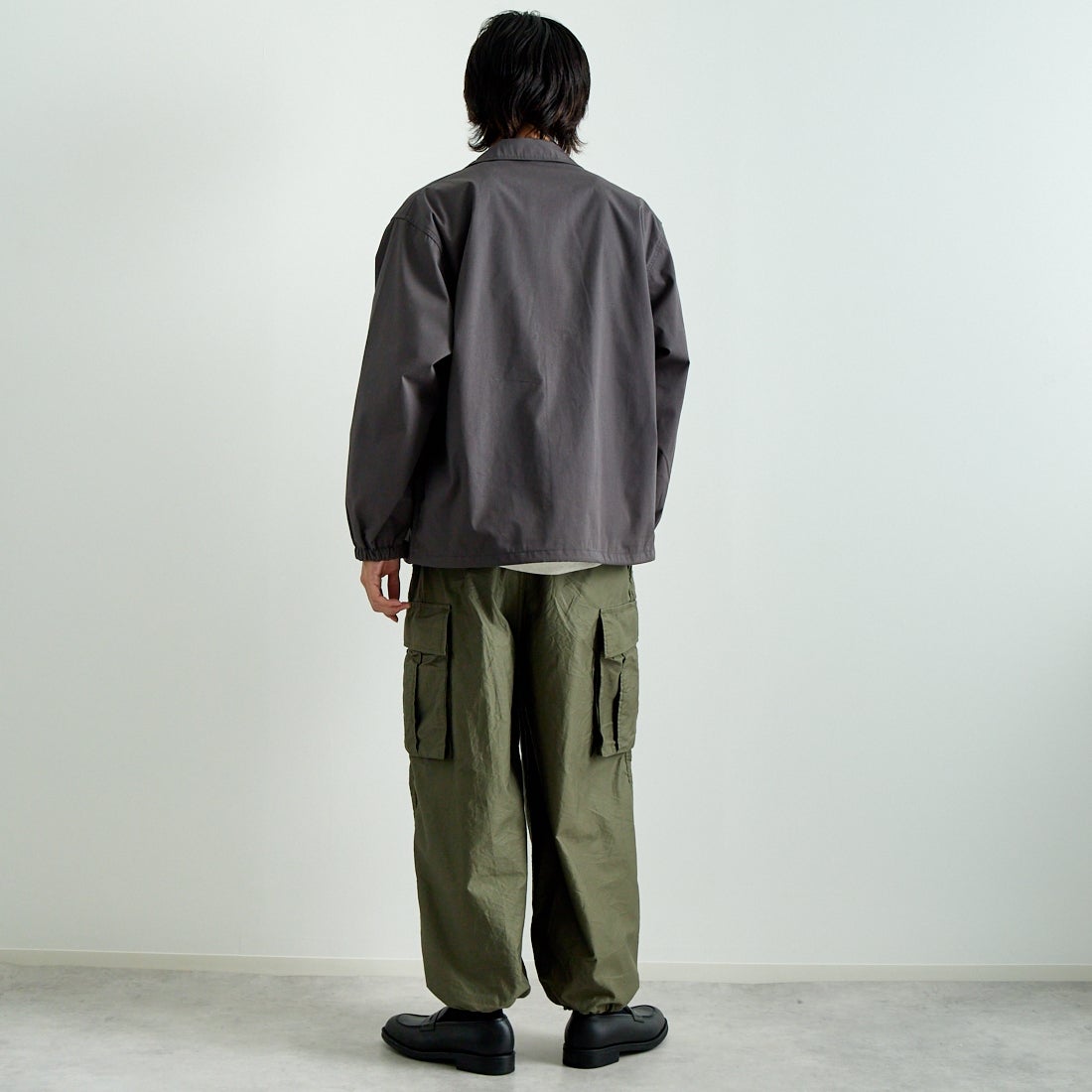THE NORTH FACE PURPLE LABEL [ザ ノースフェイス パープルレーベル] 65/35 フィールドジャケット [NP2353N] AH ASPHALT &&モデル身長：182cm 着用サイズ：M&&