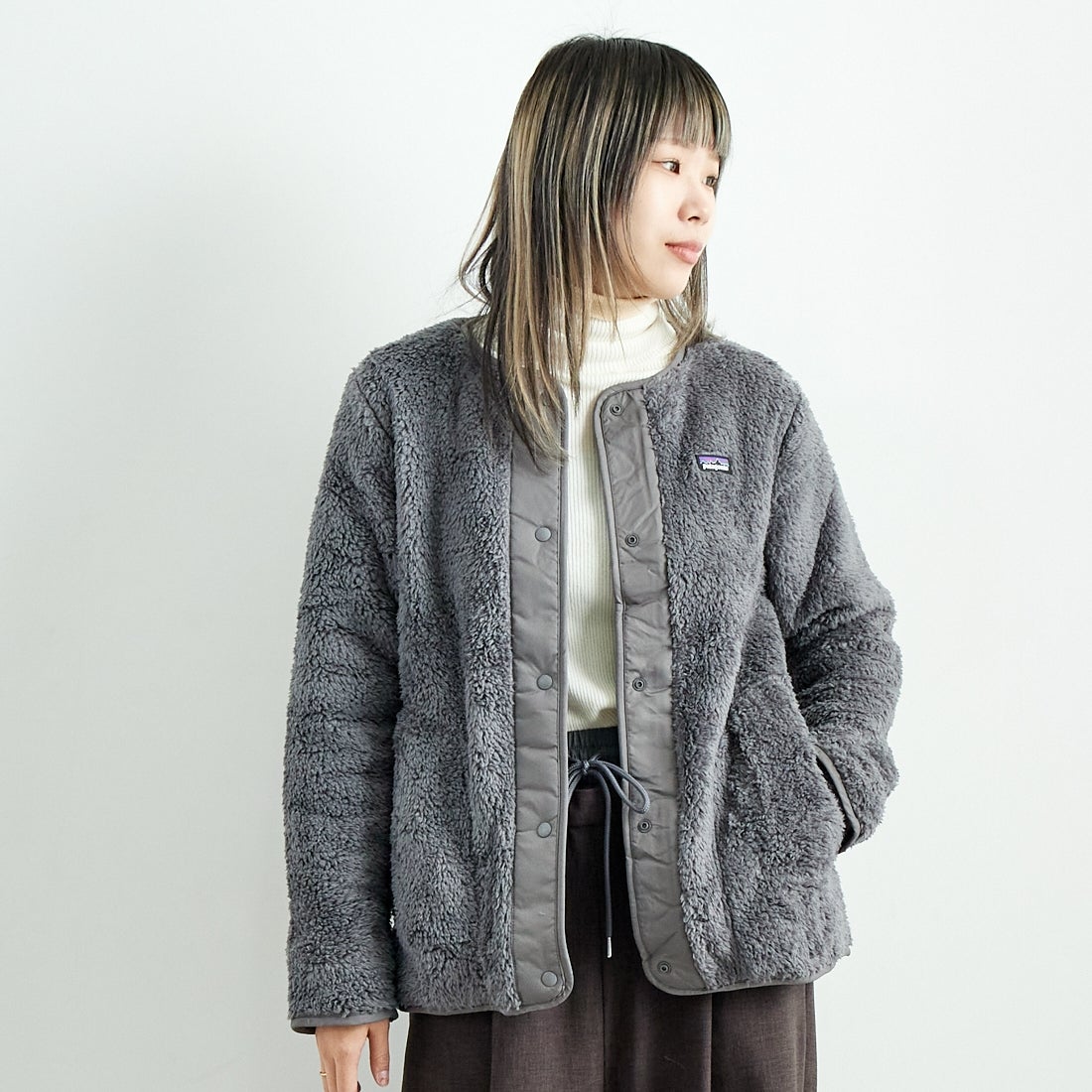 きゃらこ　VST BLK M Patagonia パタゴニア Kid's LOSGATOS CARDIGAN キッズ ロス ガトス