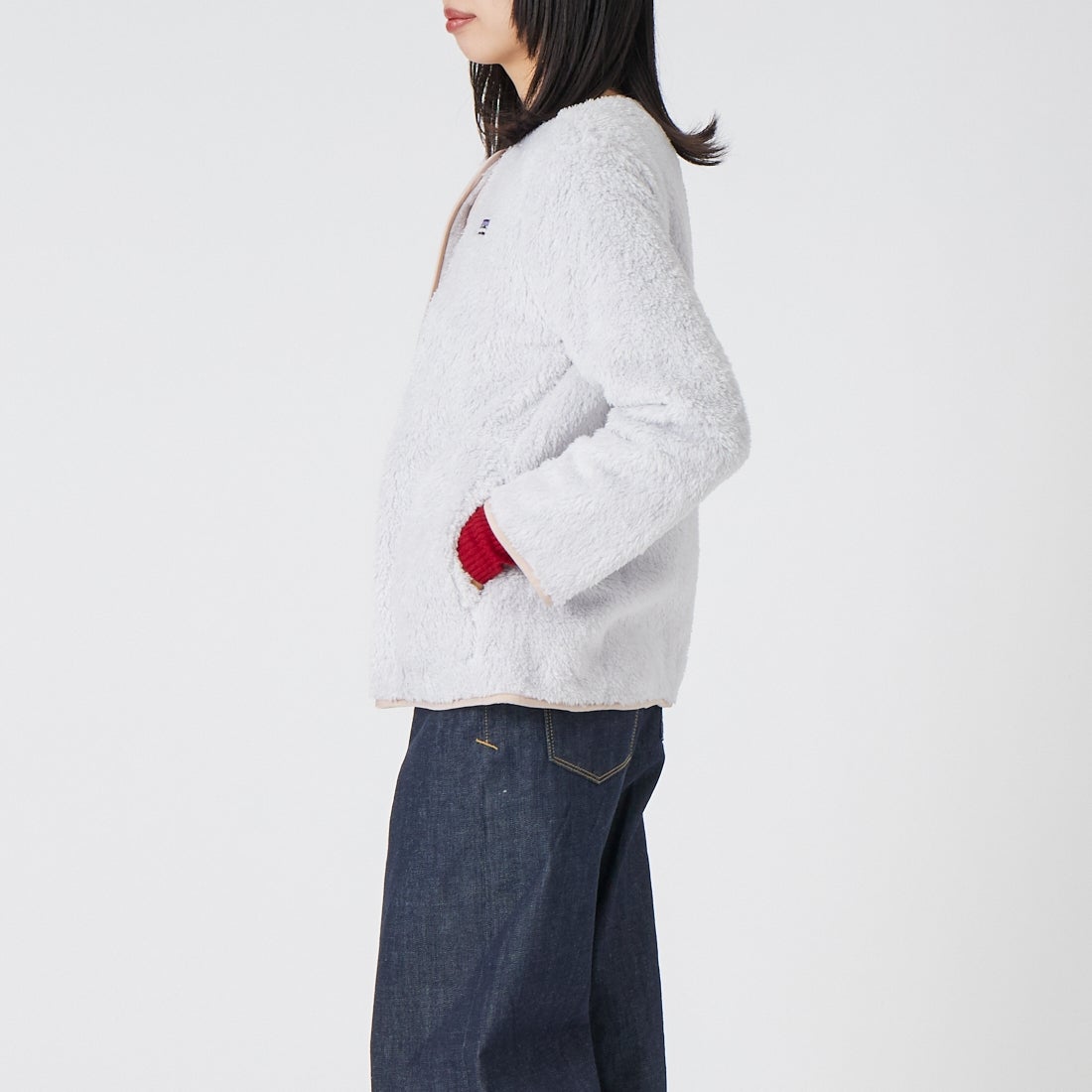 patagonia [パタゴニア] キッズ ロス ガトス カーディガン [65440] CRGY &&モデル身長：162cm 着用サイズ：KID-XL&&